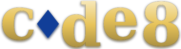 code 8 logo